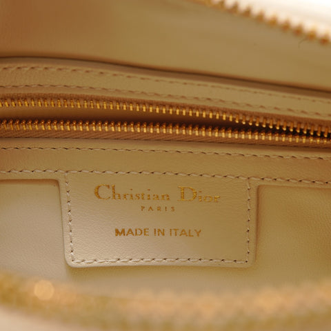 Christian Dior Groove 20 Cannage Handbag white WS28912