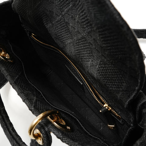 Christian Dior Lady Dior D-Light Shoulder Bag black WS28915