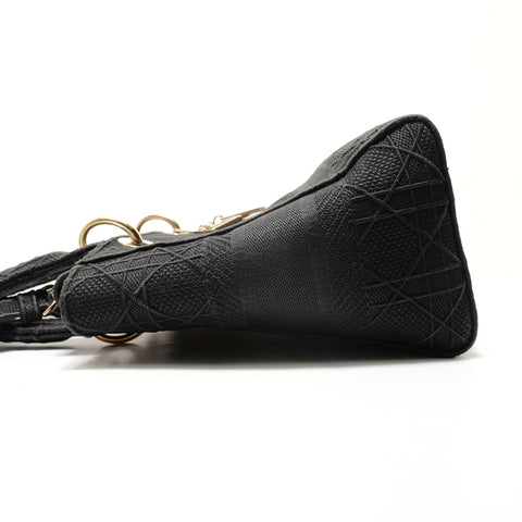 Christian Dior Lady Dior D-Light Shoulder Bag black WS28915