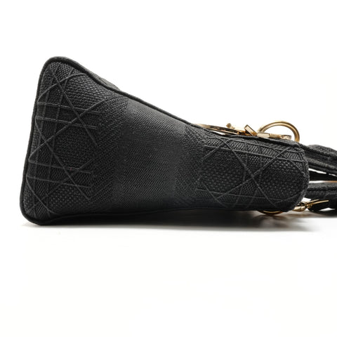 Christian Dior Lady Dior D-Light Shoulder Bag black WS28915
