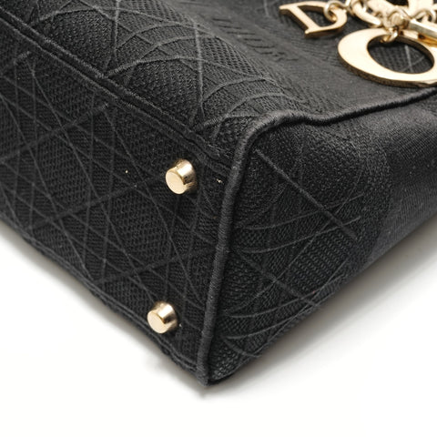 Christian Dior Lady Dior D-Light Shoulder Bag black WS28915