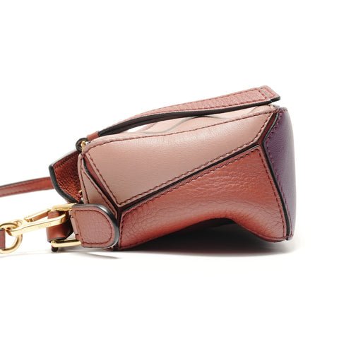 LOEWE Anagram Puzzle Bag Mini Shoulder Bag pink WS28916