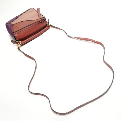LOEWE Anagram Puzzle Bag Mini Shoulder Bag pink WS28916