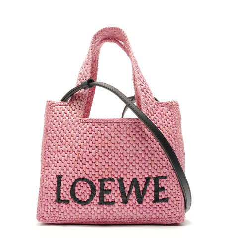LOEWE Font Tote Bag Mini Shoulder Bag pink WS28918