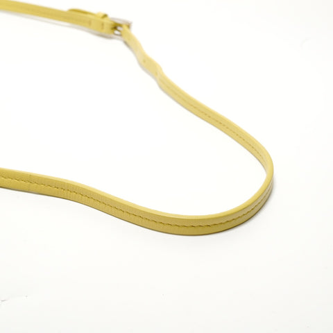 PRADA 2-way Padded Mini Soft Nappa Leather Shoulder Bag yellow WS28922