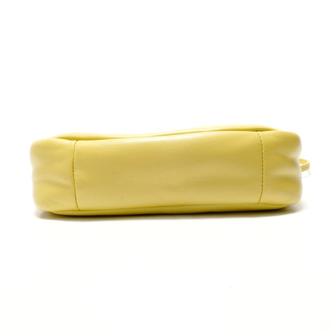 PRADA 2-way Padded Mini Soft Nappa Leather Shoulder Bag yellow WS28922