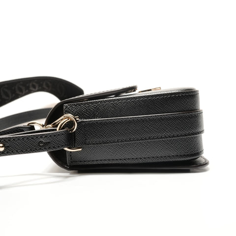 CARTIER Double C de Cartier East West Shoulder Bag black WS28923