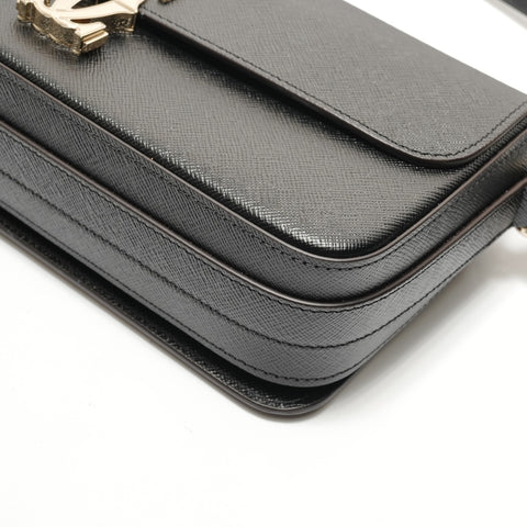CARTIER Double C de Cartier East West Shoulder Bag black WS28923
