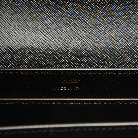 CARTIER Double C de Cartier East West Shoulder Bag black WS28923