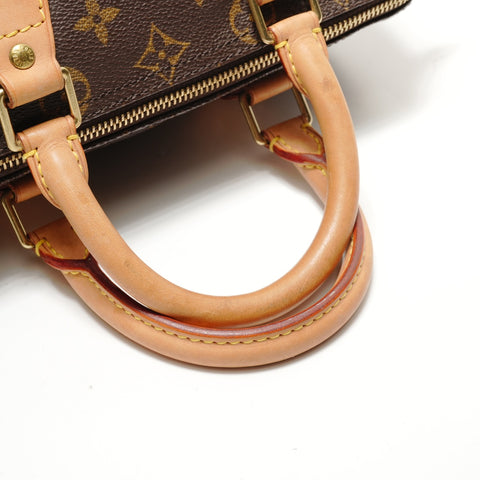 LOUIS VUITTON Monogram Speedy 25 (2003 model) Handbag Brown WS28924