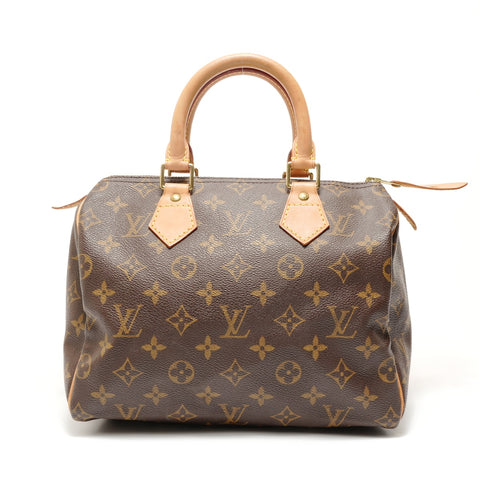 LOUIS VUITTON Monogram Speedy 25 (2003 model) Handbag Brown WS28924