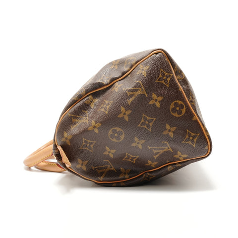 LOUIS VUITTON Monogram Speedy 25 (2003 model) Handbag Brown WS28924