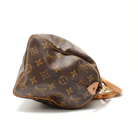LOUIS VUITTON Monogram Speedy 25 (2003 model) Handbag Brown WS28924