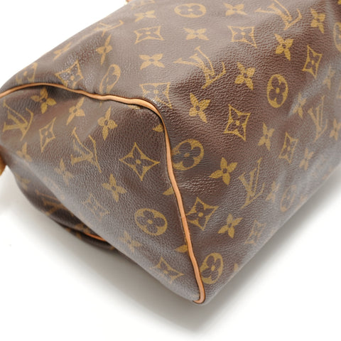 LOUIS VUITTON Monogram Speedy 25 (2003 model) Handbag Brown WS28924
