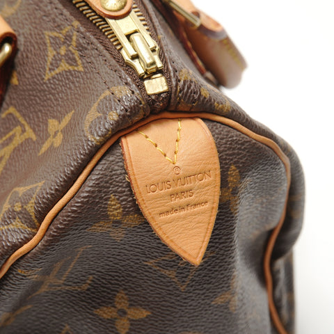 LOUIS VUITTON Monogram Speedy 25 (2003 model) Handbag Brown WS28924