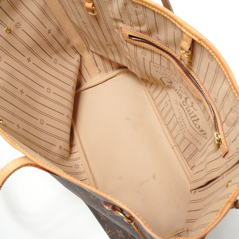 LOUIS VUITTON Monogram Neverfull MM (2010 model) Tote Bag Brown WS28925