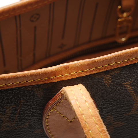 LOUIS VUITTON Monogram Neverfull MM (2010 model) Tote Bag Brown WS28925