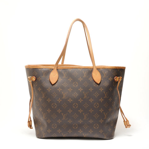 LOUIS VUITTON Monogram Neverfull MM (2010 model) Tote Bag Brown WS28925