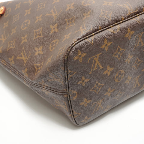 LOUIS VUITTON Monogram Neverfull MM (2010 model) Tote Bag Brown WS28925