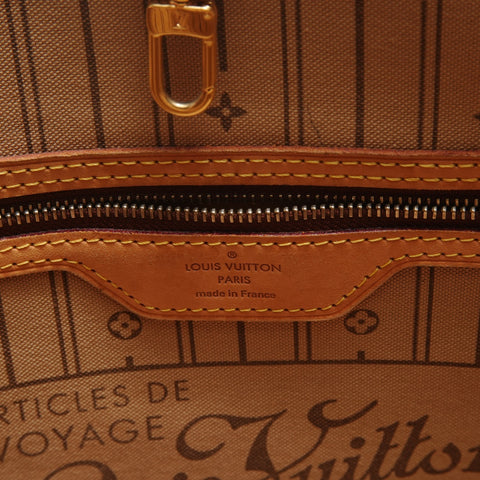 LOUIS VUITTON Monogram Neverfull MM (2010 model) Tote Bag Brown WS28925