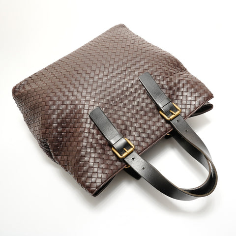 BOTTEGAVENETA INTRECCIATO Handbag Brown WS28926