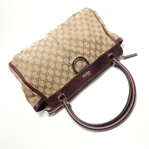 GUCCI GG canvas Abbey Tote Bag beige WS28929