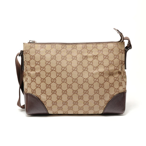 GUCCI GG canvas Shoulder Bag beige WS28930