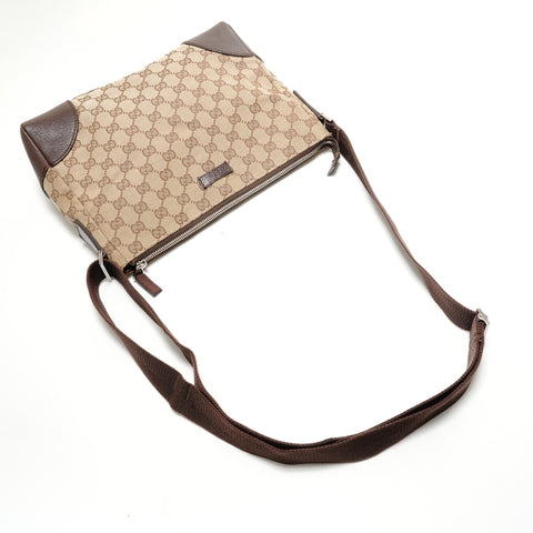 GUCCI GG canvas Shoulder Bag beige WS28930