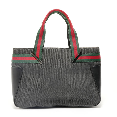 GUCCI Sherry line Handbag black WS28933