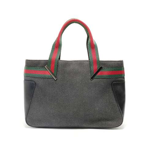 GUCCI Sherry line Handbag black WS28933