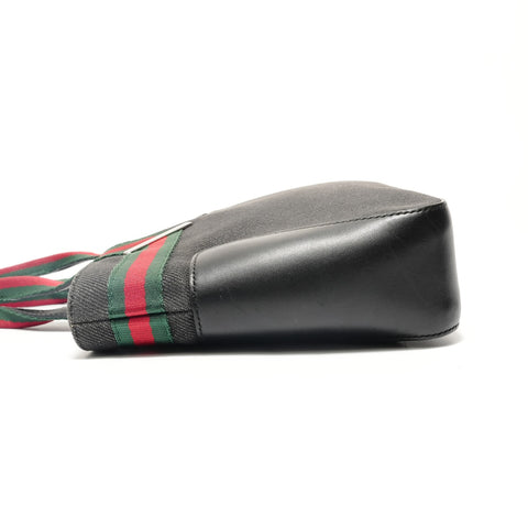 GUCCI Sherry line Handbag black WS28933