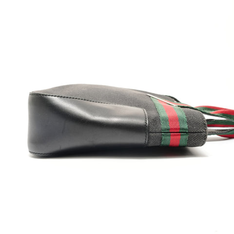 GUCCI Sherry line Handbag black WS28933