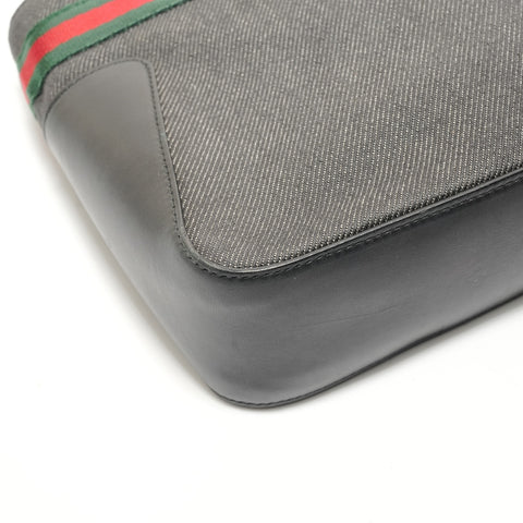 GUCCI Sherry line Handbag black WS28933