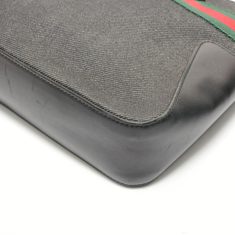 GUCCI Sherry line Handbag black WS28933
