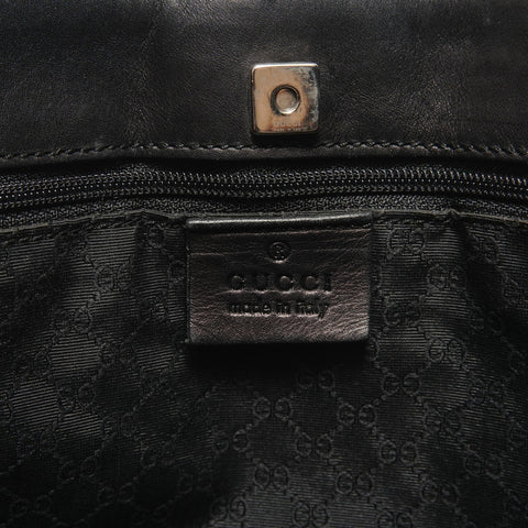 GUCCI Sherry line Handbag black WS28933