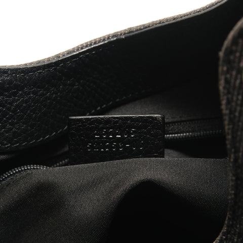 GUCCI GG canvas Shoulder Bag black WS28934