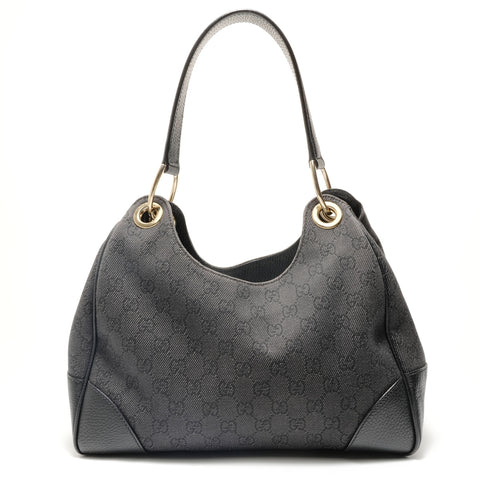 GUCCI GG canvas Shoulder Bag black WS28934