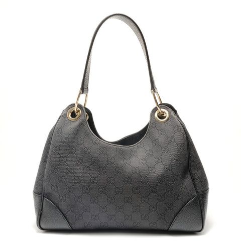 GUCCI GG canvas Shoulder Bag black WS28934