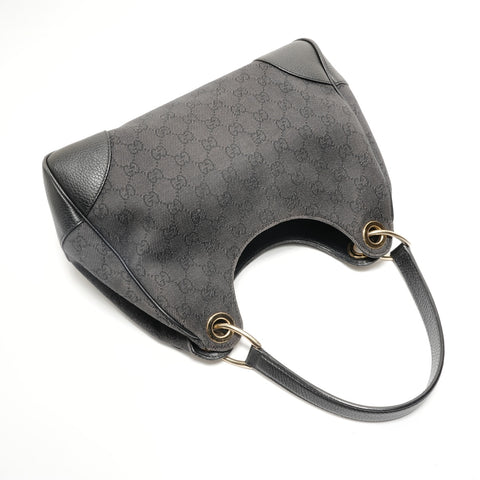 GUCCI GG canvas Shoulder Bag black WS28934