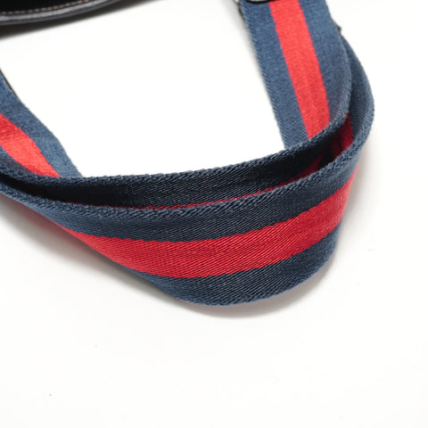 GUCCI Shelly line GG pattern Handbag Navy WS28935