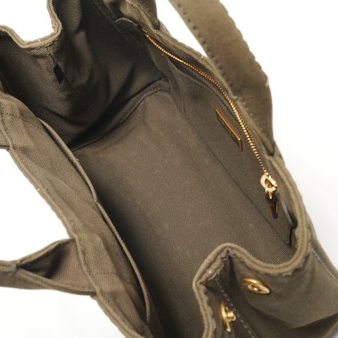 PRADA Canapa Handbag khaki WS28936