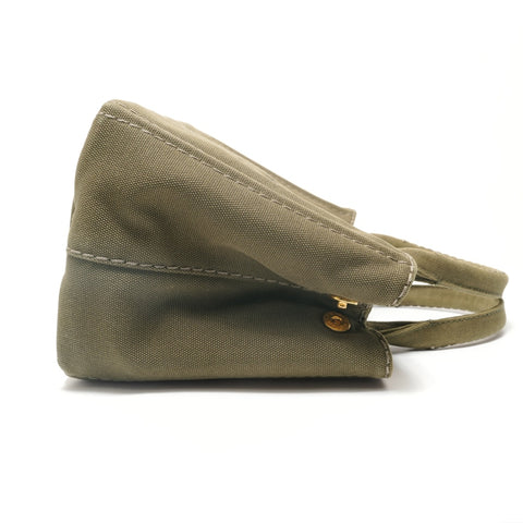 PRADA Canapa Handbag khaki WS28936