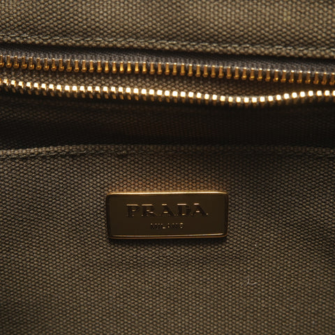 PRADA Canapa Handbag khaki WS28936