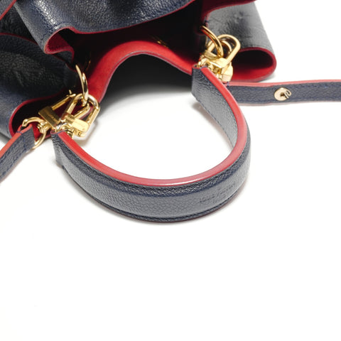 LOUIS VUITTON Monogram Empreinte Neo No 2021-2025 Shoulder Bag Navy WS28937