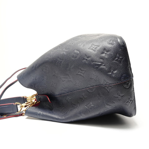 LOUIS VUITTON Monogram Empreinte Neo No 2021-2025 Shoulder Bag Navy WS28937