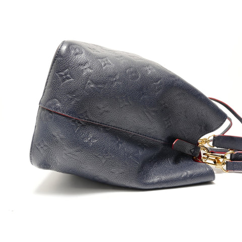 LOUIS VUITTON Monogram Empreinte Neo No 2021-2025 Shoulder Bag Navy WS28937