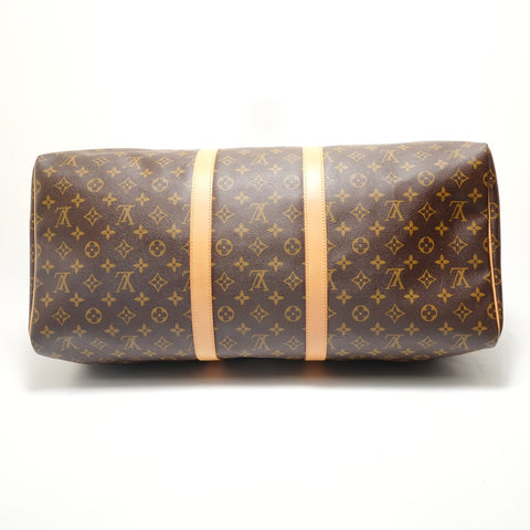 LOUIS VUITTON Monogram Keepall Bandoulire 55 (2008 model) Boston bag Brown WS28941
