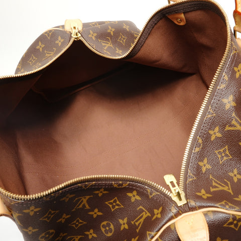 LOUIS VUITTON Monogram Keepall Bandoulire 55 (2008 model) Boston bag Brown WS28941