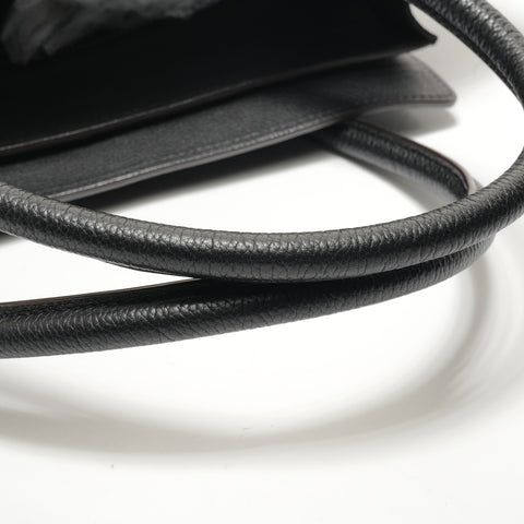CELINE Luggage Medium Shopper Shoulder Bag black WS28943