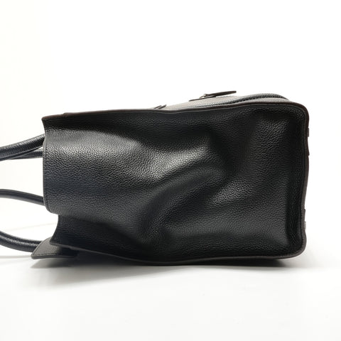 CELINE Luggage Medium Shopper Shoulder Bag black WS28943